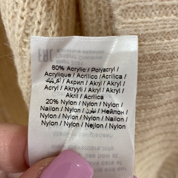 ICHI Knit Cardigan in Sand - Picture 10 of 10